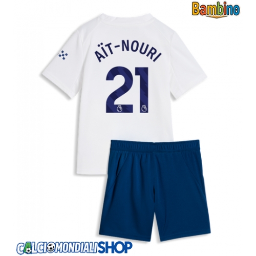 Maglie da calcio Manchester City Rayan Ait-Nouri #21 Terza Maglia Bambino 2026-27 Manica Corta + Pantaloni corti)